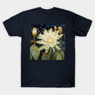 Cereus Night Blooming Cactus Flower II T-Shirt